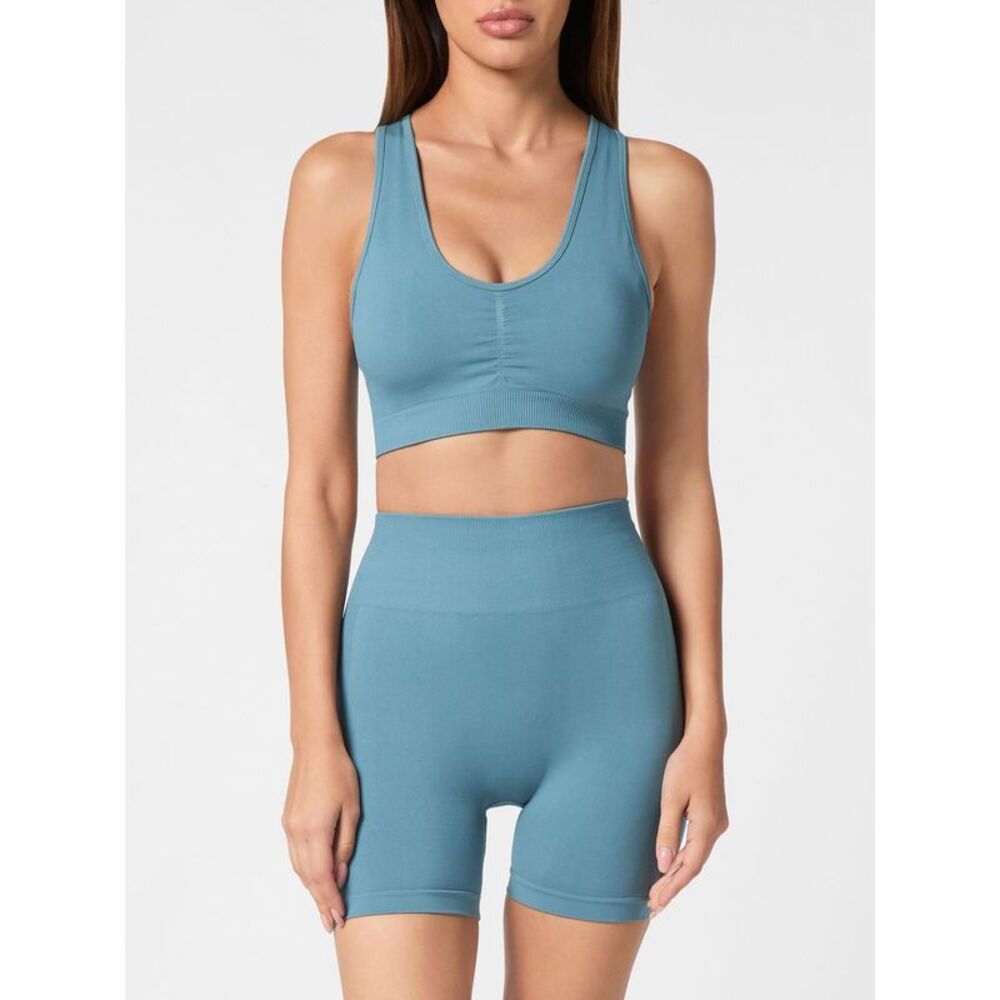 Plein Sport Top Woman Gnawed Blue